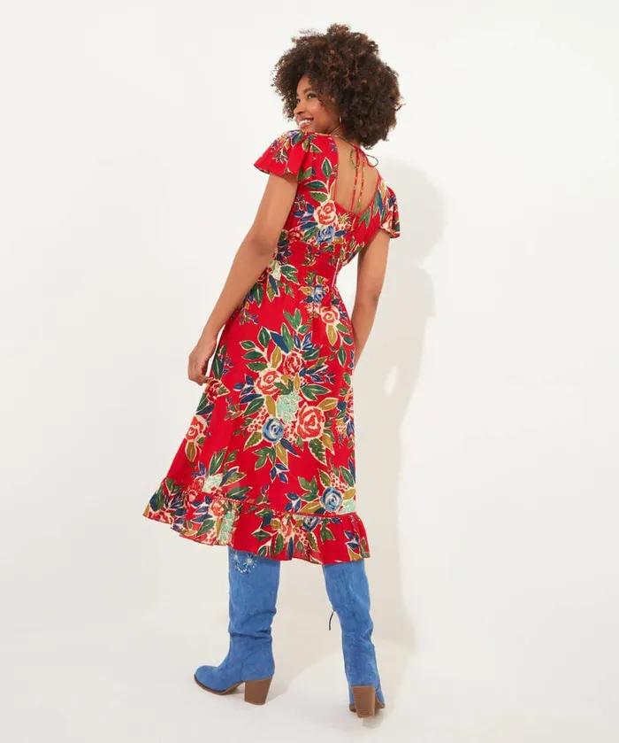 Women Joe Browns Beautiful Belle Dress Red Women Joe Browns Beautiful Belle Dress Red