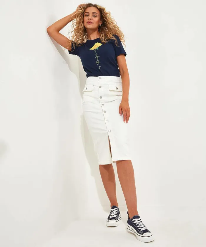 Women Joe Browns Beautifully Bold Graphic Tee Navy Women Joe Browns Beautifully Bold Graphic Tee Navy