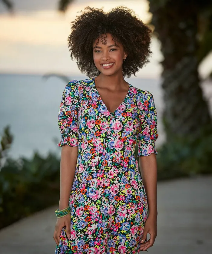 Women Joe Browns Celia Floral Dress Multi Women Joe Browns Celia Floral Dress Multi