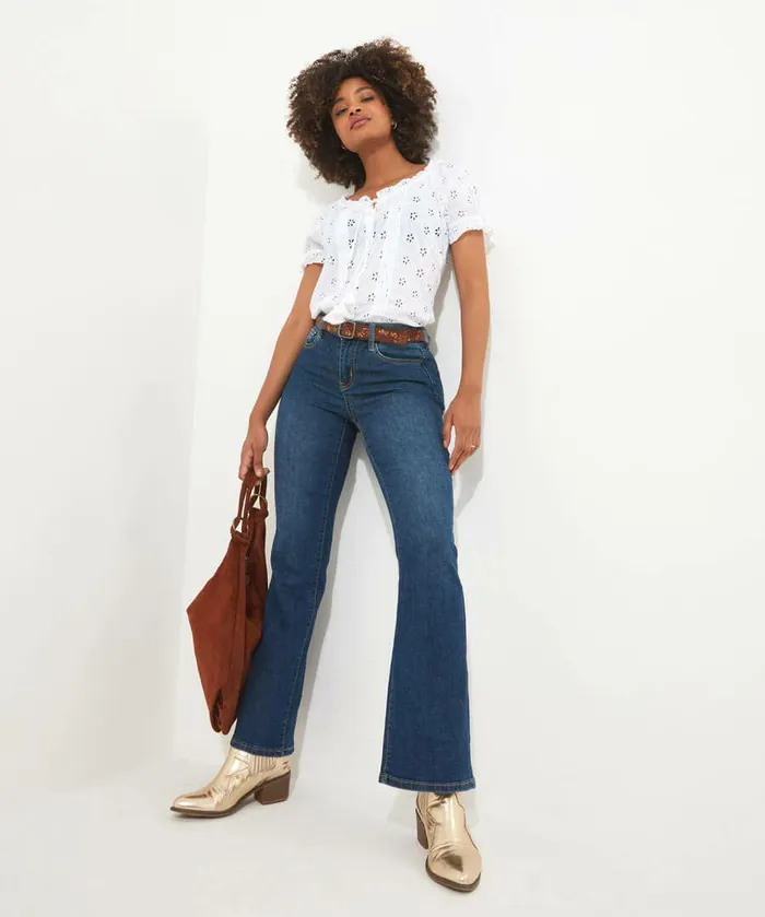 Women Joe Browns Favourite Broderie Top Whiteblack Women Joe Browns Favourite Broderie Top Whiteblack