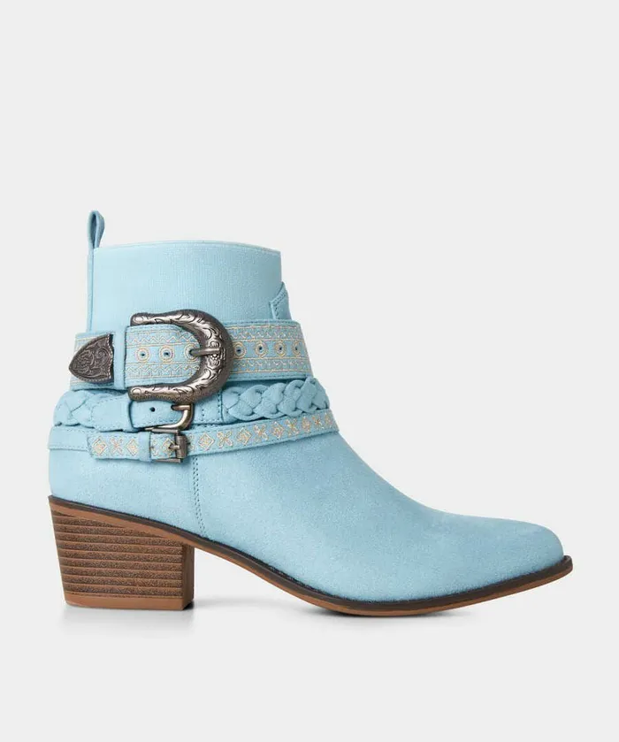 Women Joe Browns Horizon Boho Boots Light Blue