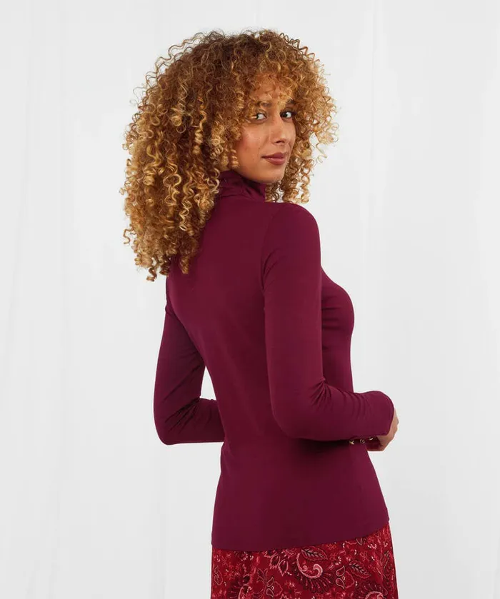 Women Joe Browns Jersey Roll Neck Top Ochreorangewinter Whiteberryblack Women Joe Browns Jersey Roll Neck Top Ochreorangewinter Whiteberryblack