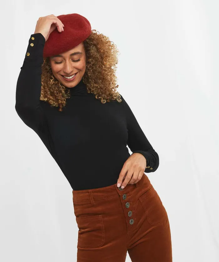 Women Joe Browns Jersey Roll Neck Top Ochreorangewinter Whiteberryblack Women Joe Browns Jersey Roll Neck Top Ochreorangewinter Whiteberryblack