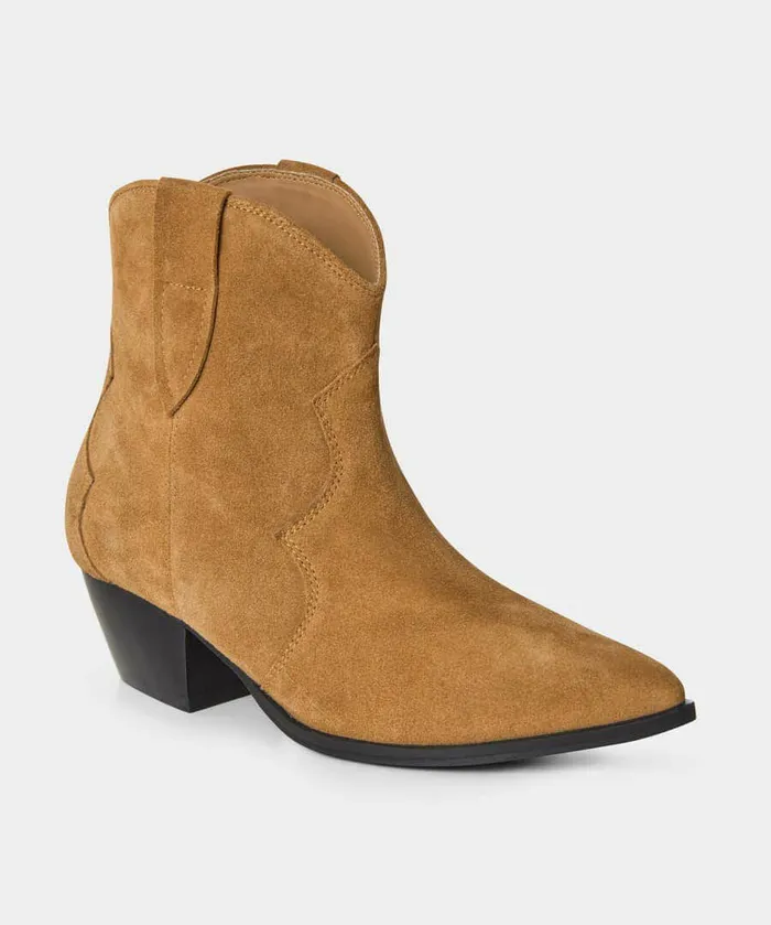 Women Joe Browns Katy Freeway Suede Western Boots Tan Women Joe Browns Katy Freeway Suede Western Boots Tan