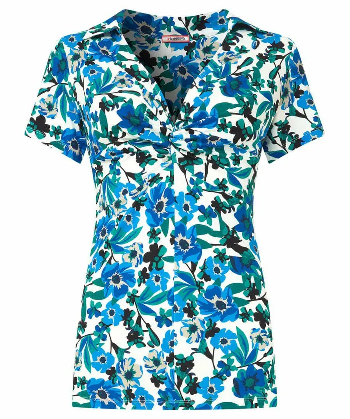 Women Joe Browns Laura Twist Front Jersey Top Multi Women Joe Browns Laura Twist Front Jersey Top Multi