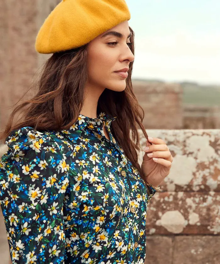 Women Joe Browns Lille City Wool Beret Rusthot Pinkmustard Women Joe Browns Lille City Wool Beret Rusthot Pinkmustard