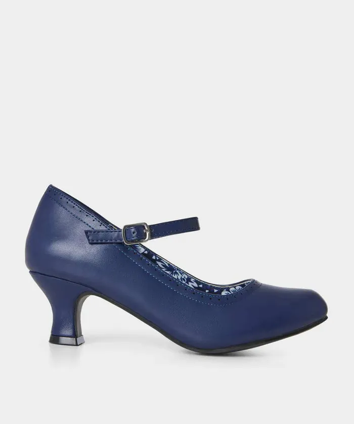 Women Joe Browns Perfect And Pretty Mary Jane Shoes Navy