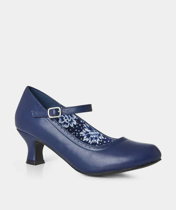 Women Joe Browns Perfect And Pretty Mary Jane Shoes Navy Women Joe Browns Perfect And Pretty Mary Jane Shoes Navy