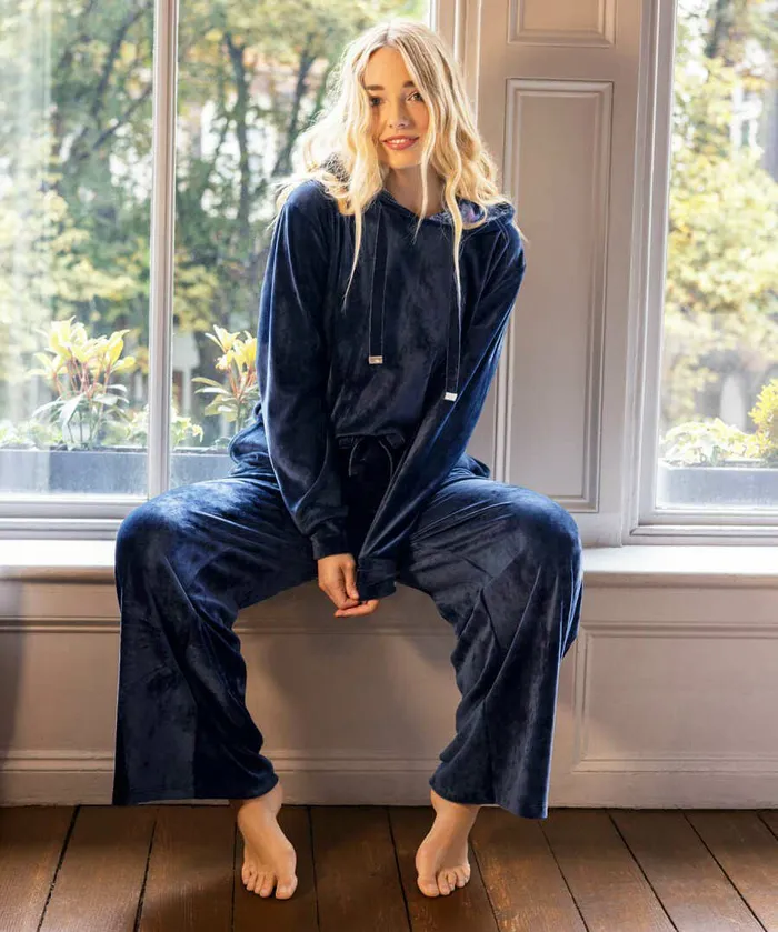 Women Joe Browns Sloe Joes Velour Hoody Midnight Women Joe Browns Sloe Joes Velour Hoody Midnight