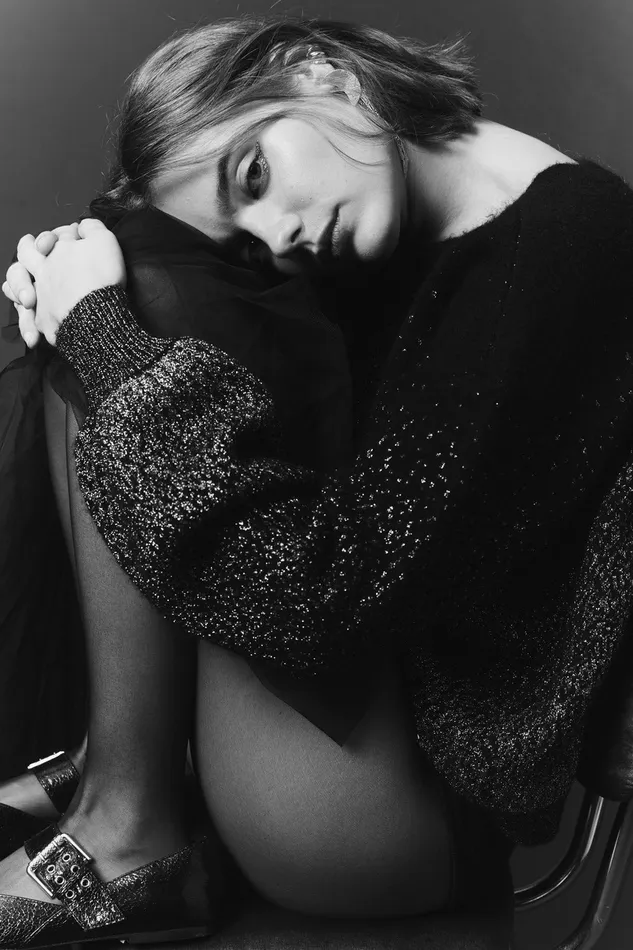 Women Jumper Baya Noir Pull En Maille Laine Et Mohair Avec Fil Lurex Des Petits Hauts Jumpers and Cardigans