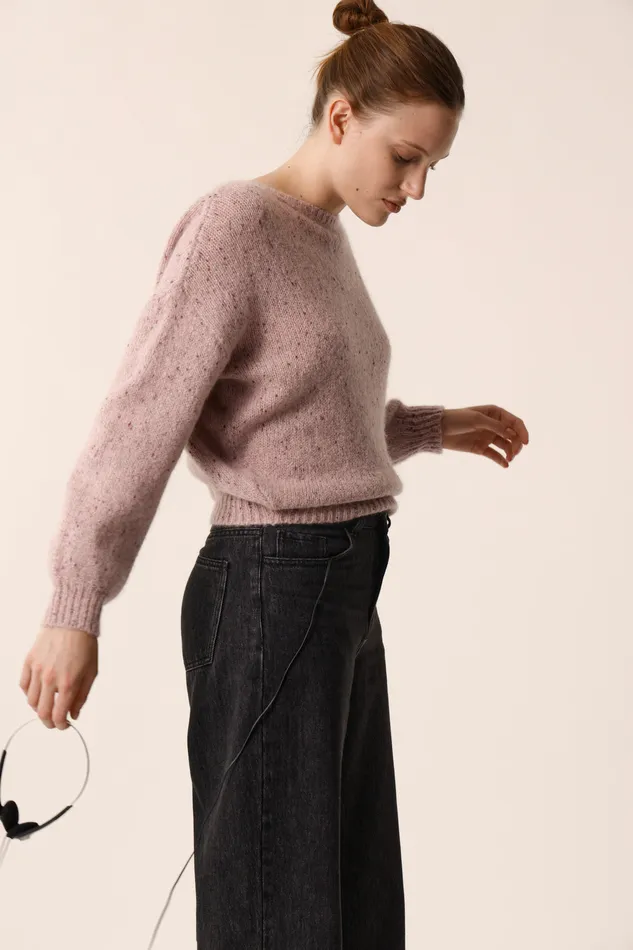Women Jumper Cesar Boutonne Quartz Pull Alpaga Rose Des Petits Hauts Jumpers and Cardigans Women Jumper Cesar Boutonne Quartz Pull Alpaga Rose Des Petits Hauts Jumpers and Cardigans