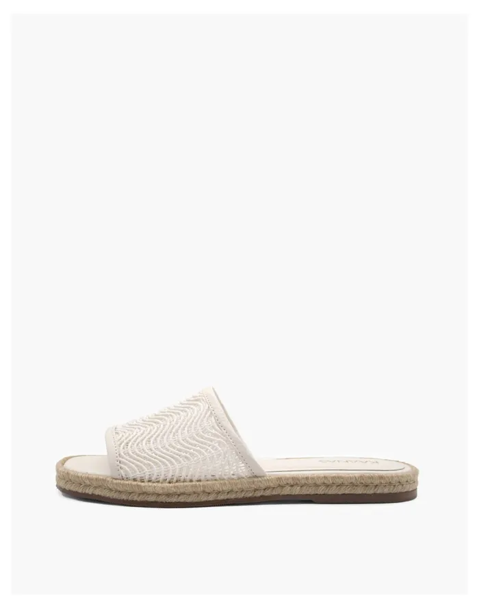 Women KAANAS Bandung Spiderweb Espadrille Sandal Ivory White Madewell Sandals Women KAANAS Bandung Spiderweb Espadrille Sandal Ivory White Madewell Sandals
