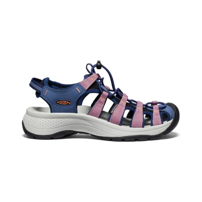 Women KEEN Casual Astoria West Sandal Nostalgia RoseTangerine Closed Toe Sandal