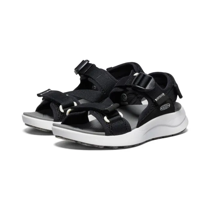 Women KEEN Casual Elle Sport Backstrap BlackSteel Grey Sandal Women KEEN Casual Elle Sport Backstrap BlackSteel Grey Sandal
