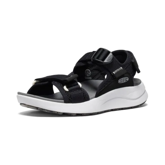 Women KEEN Casual Elle Sport Backstrap BlackSteel Grey Sandal Women KEEN Casual Elle Sport Backstrap BlackSteel Grey Sandal