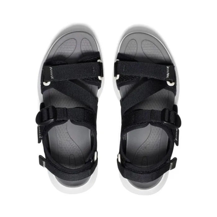 Women KEEN Casual Elle Sport Backstrap BlackSteel Grey Sandal Women KEEN Casual Elle Sport Backstrap BlackSteel Grey Sandal