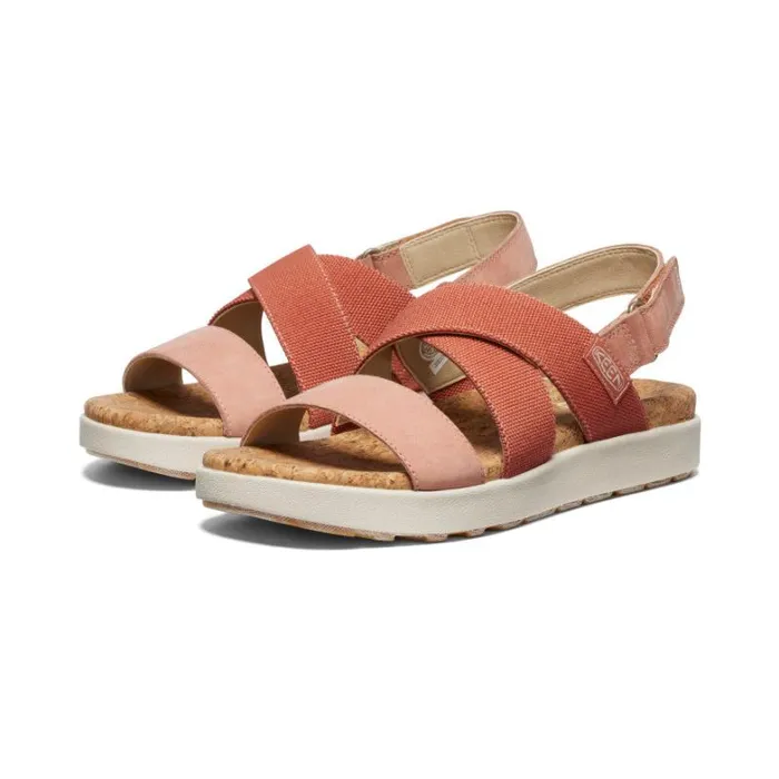 Women KEEN Sandals Elle Criss Cross Baked ClayCork Sandal Women KEEN Sandals Elle Criss Cross Baked ClayCork Sandal