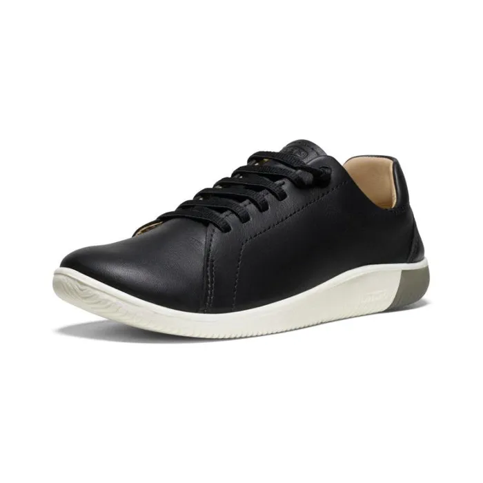 Women KEEN Shoes Black Leather Sneakers 8211 KNX Lace Women KEEN Shoes Black Leather Sneakers 8211 KNX Lace