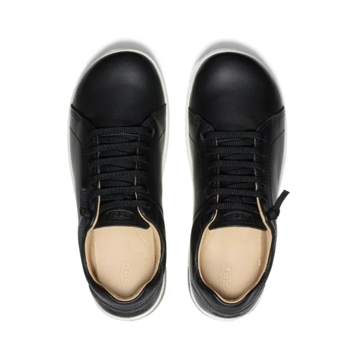 Women KEEN Shoes Black Leather Sneakers 8211 KNX Lace Women KEEN Shoes Black Leather Sneakers 8211 KNX Lace