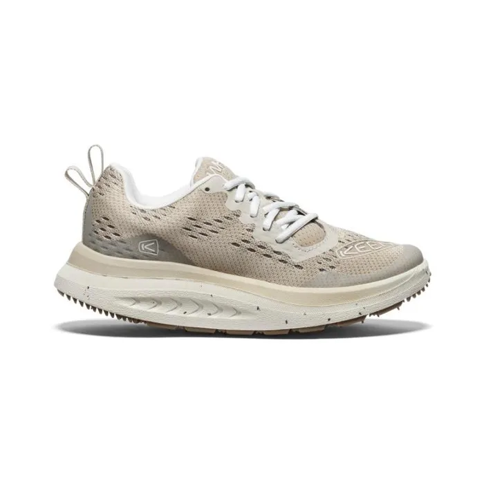 Women KEEN Shoes WK400 Plaza TaupeBirch Leather Walking Shoe