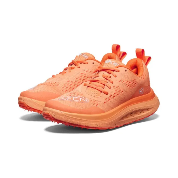 Women KEEN Walk WK400 Tangerine Leather Walking Shoe Women KEEN Walk WK400 Tangerine Leather Walking Shoe
