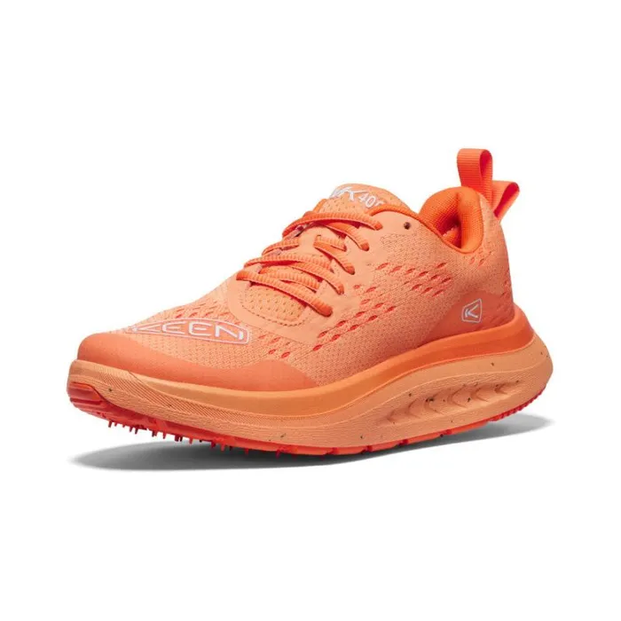 Women KEEN Walk WK400 Tangerine Leather Walking Shoe Women KEEN Walk WK400 Tangerine Leather Walking Shoe