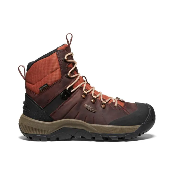 Women KEEN Winter Revel IV Mid Height Polar Leather Hiking Boot
