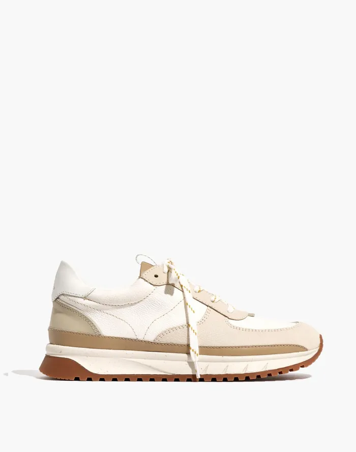 Women Kickoff Trainer Sneakers In Neutral Colorblock Leather Antique Cream Multi Madewell Sneakers Women Kickoff Trainer Sneakers In Neutral Colorblock Leather Antique Cream Multi Madewell Sneakers