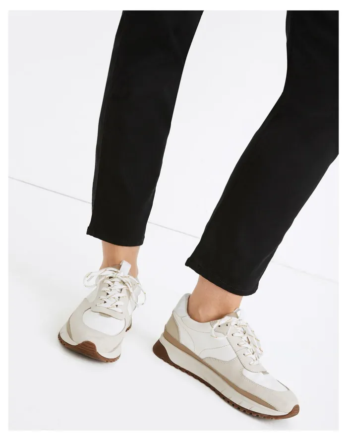 Women Kickoff Trainer Sneakers In Neutral Colorblock Leather Antique Cream Multi Madewell Sneakers Women Kickoff Trainer Sneakers In Neutral Colorblock Leather Antique Cream Multi Madewell Sneakers