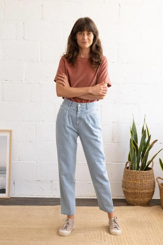 Women Kiritibati 8211 Sky Blue TWOTHIRDS Pants