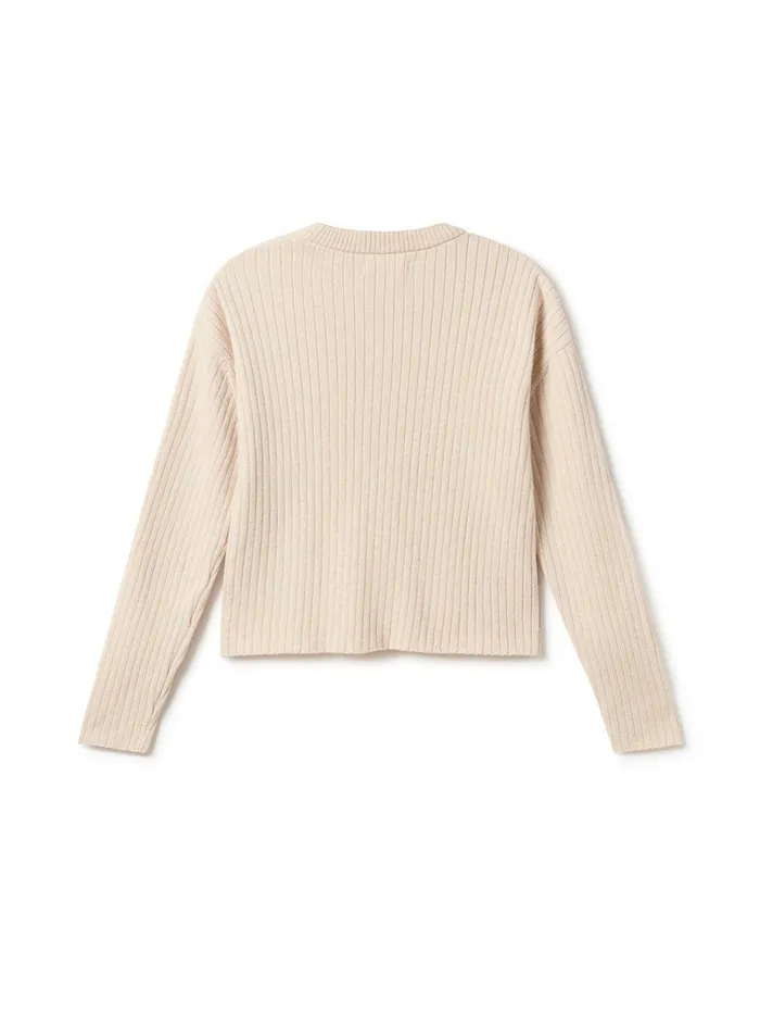 Women Knits Women 8211 Ambre 8211 Ecru TWOTHIRDS Knits
