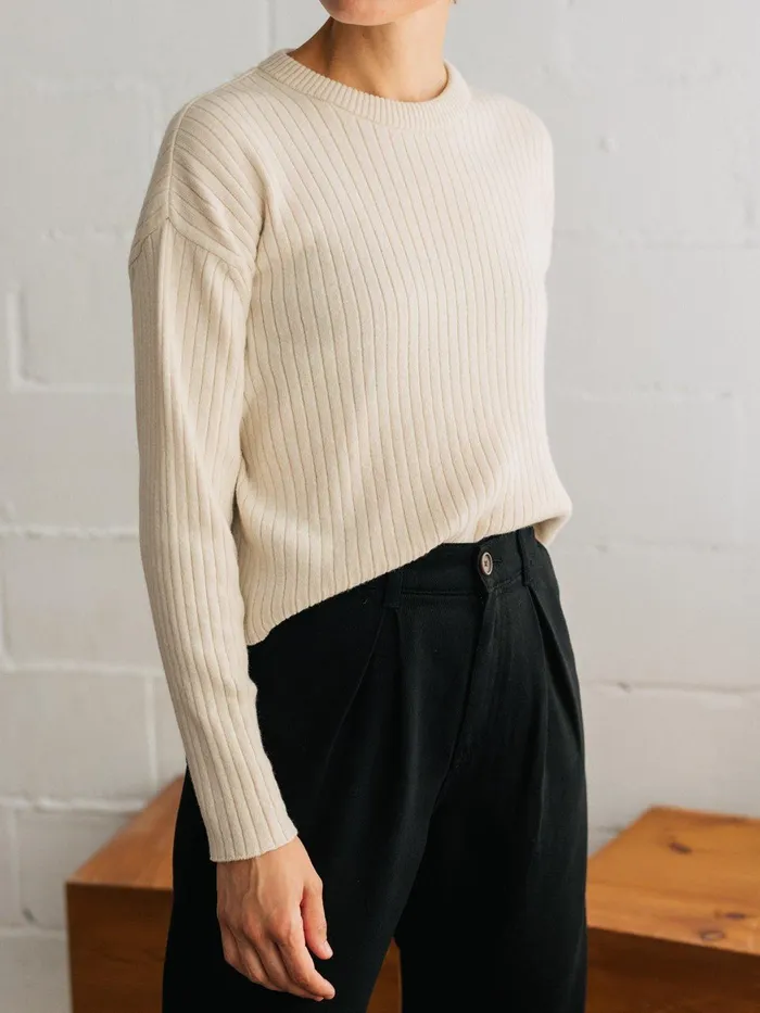 Women Knits Women 8211 Ambre 8211 Ecru TWOTHIRDS Knits