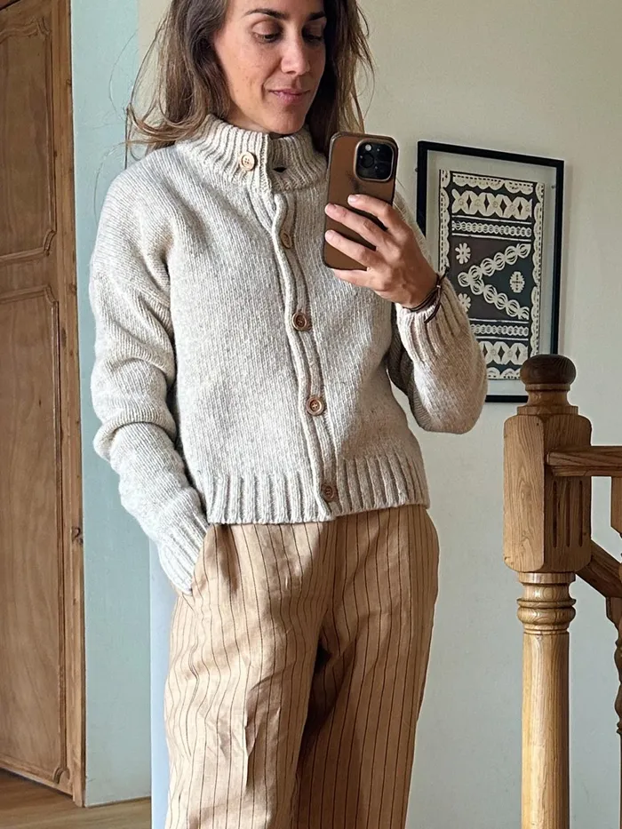 Women Knits Women 8211 Bangor 8211 Beige TWOTHIRDS Knits
