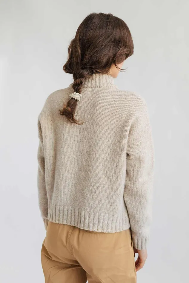 Women Knits Women 8211 Bangor 8211 Beige TWOTHIRDS Knits