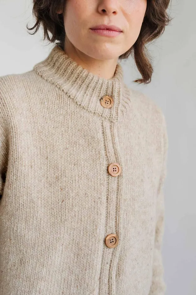 Women Knits Women 8211 Bangor 8211 Beige TWOTHIRDS Knits