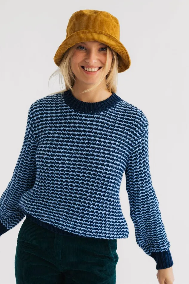Women Knits Women 8211 Katiu 8211 Blue TWOTHIRDS Knits