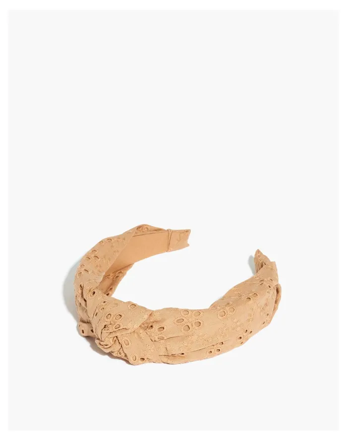 Women Knotted Covered Headband Tawny Sand Madewell Hair Accessories