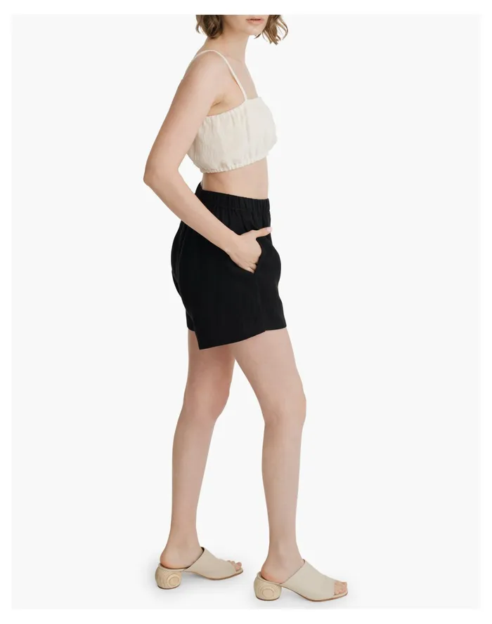 Women LAUDE The Label Everyday Short Black Madewell Shorts Women LAUDE The Label Everyday Short Black Madewell Shorts