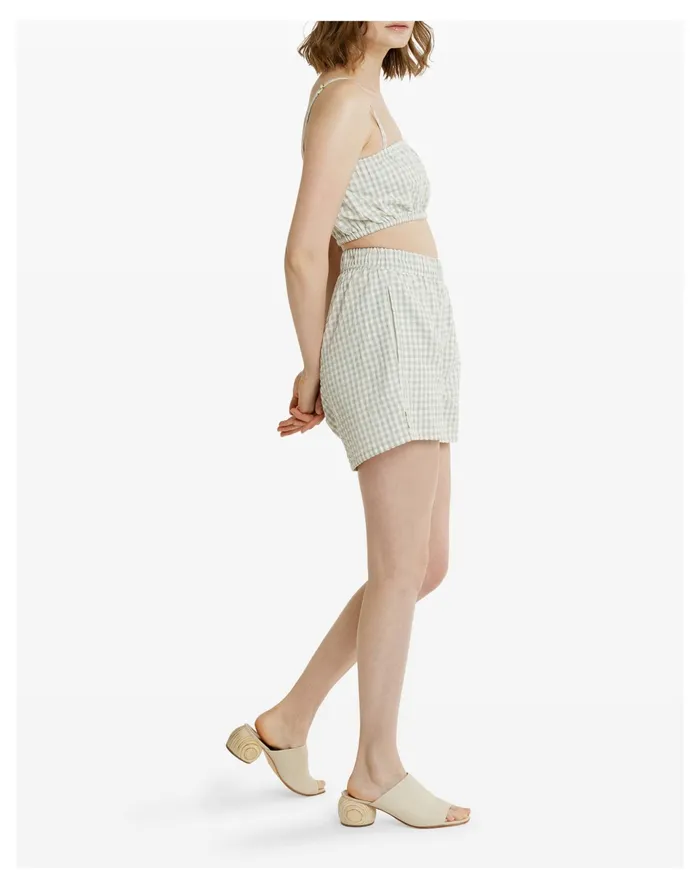 Women LAUDE The Label Everyday Short Blue Multi Madewell Shorts Women LAUDE The Label Everyday Short Blue Multi Madewell Shorts