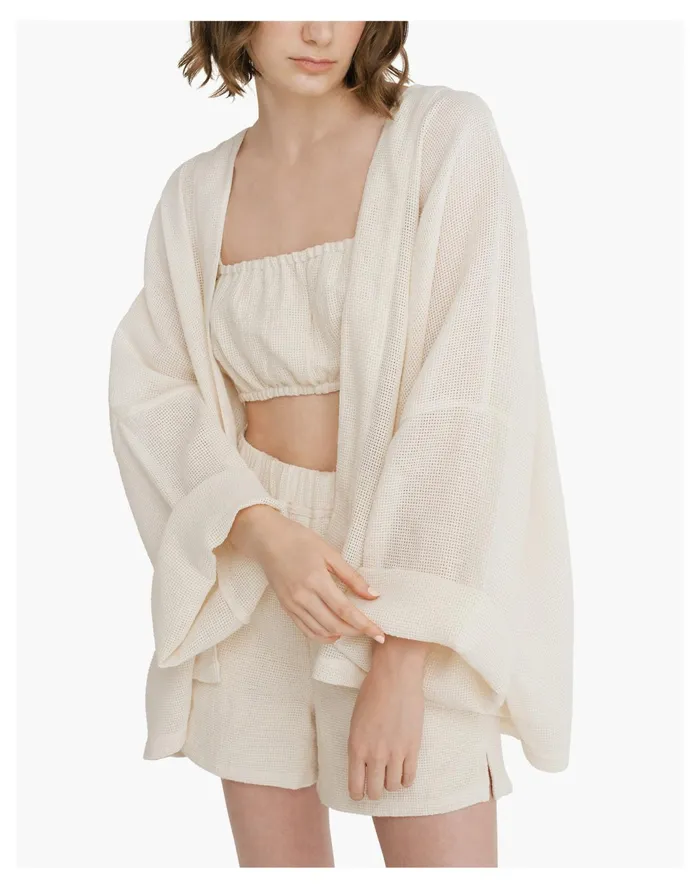 Women LAUDE The Label The Open Jacket Natural Madewell Jackets