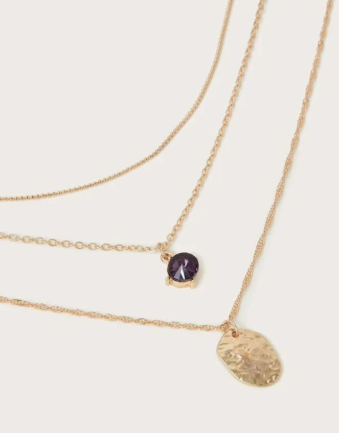 Women Layered Pendant Necklace Monsoon Jewellery and Hair