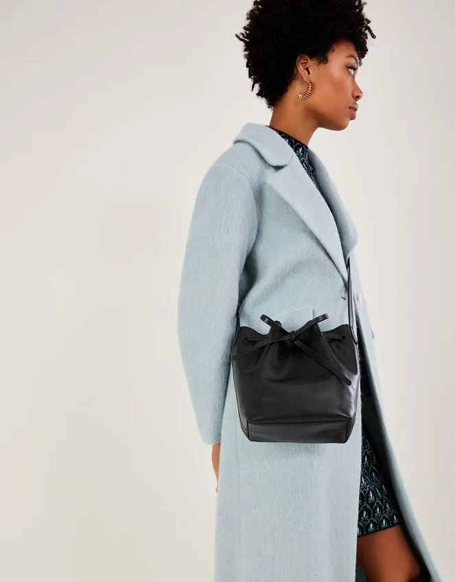 Women Leather Bucket Bag Monsoon Bags and Purses