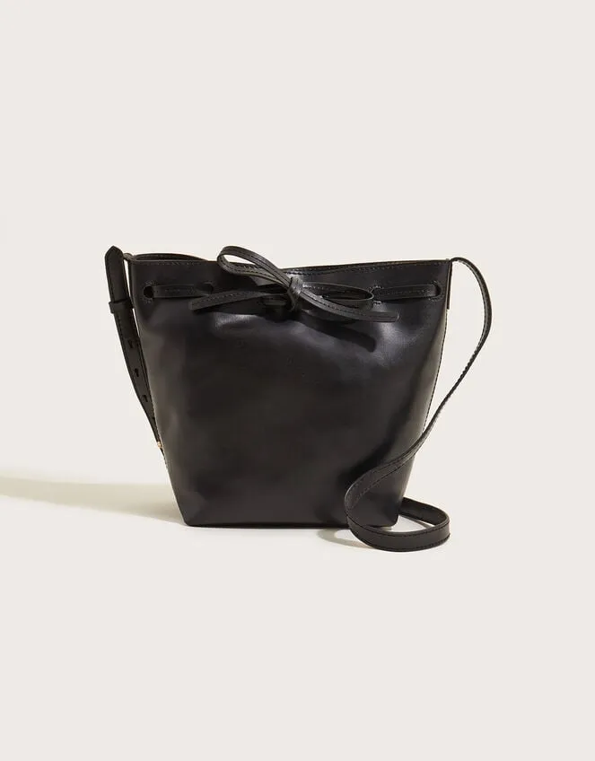 Women Leather Bucket Bag Monsoon Bags and Purses