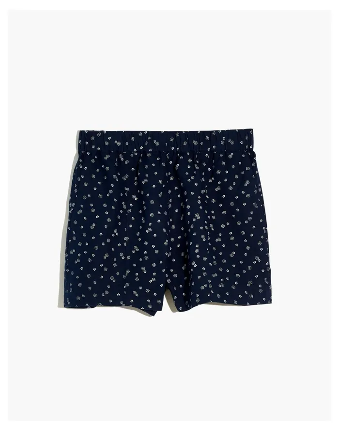 Women Linen Blend Easy Pull On Shorts In Bandana Flower Twilight Madewell Shorts Women Linen Blend Easy Pull On Shorts In Bandana Flower Twilight Madewell Shorts