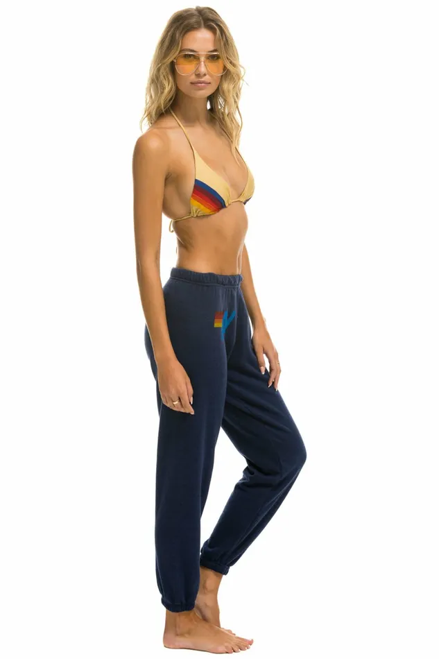 Women LOGO SWEATPANTS 8211 NAVY Aviator Nation Sweatpants Women LOGO SWEATPANTS 8211 NAVY Aviator Nation Sweatpants