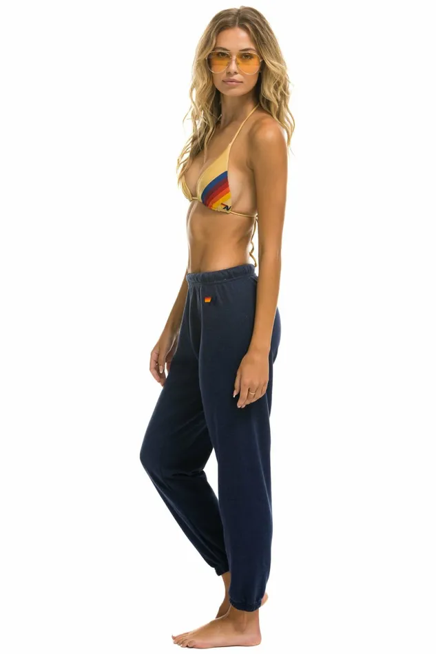 Women LOGO SWEATPANTS 8211 NAVY Aviator Nation Sweatpants Women LOGO SWEATPANTS 8211 NAVY Aviator Nation Sweatpants
