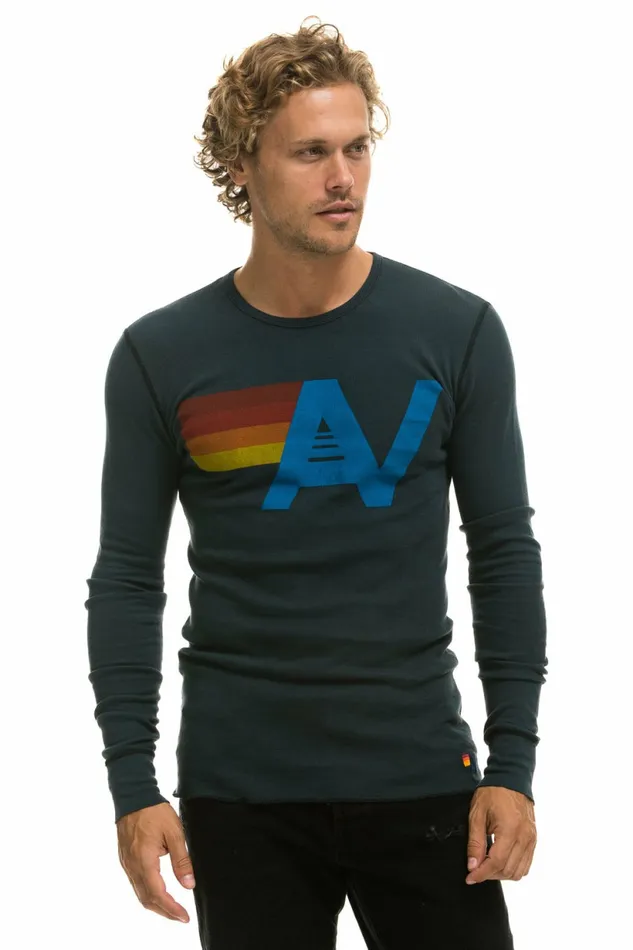 Women LOGO THERMAL 8211 CHARCOAL Aviator Nation UnisexTees Women LOGO THERMAL 8211 CHARCOAL Aviator Nation UnisexTees