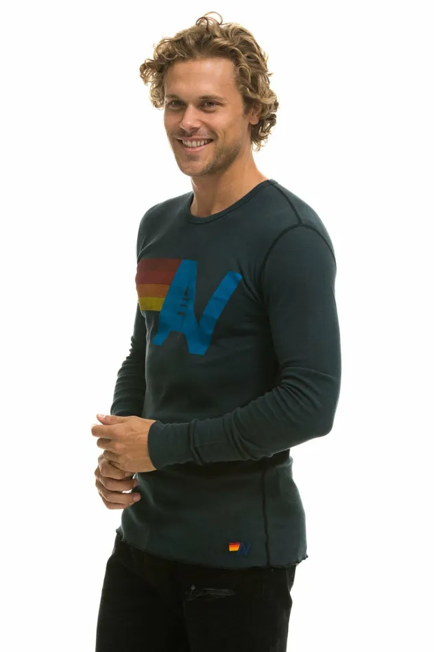 Women LOGO THERMAL 8211 CHARCOAL Aviator Nation UnisexTees Women LOGO THERMAL 8211 CHARCOAL Aviator Nation UnisexTees