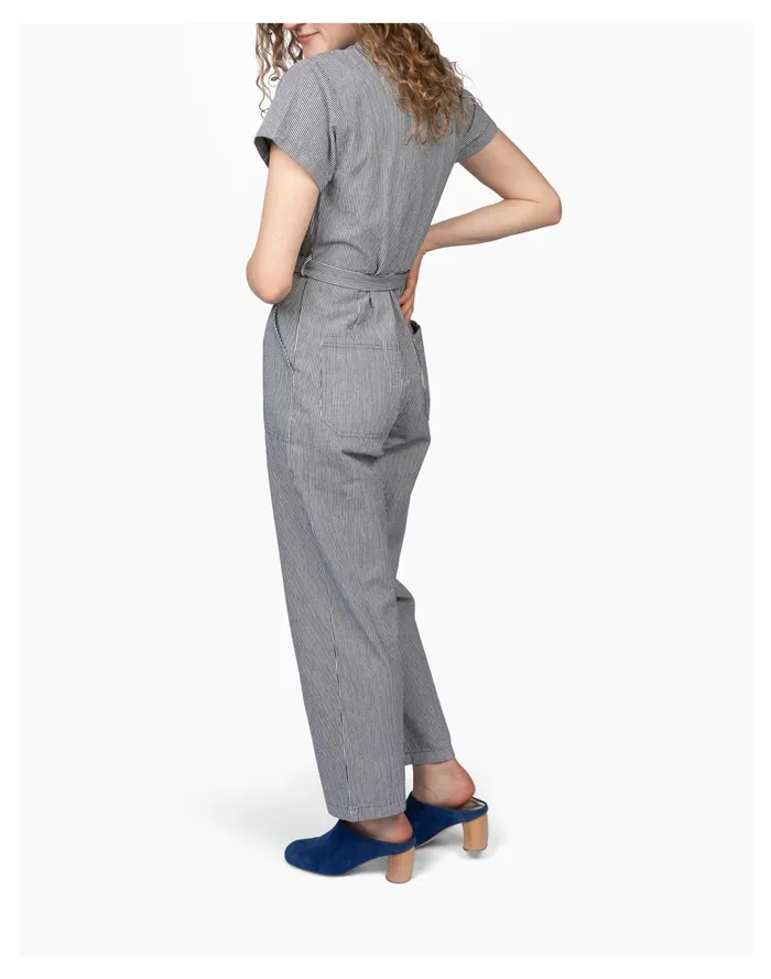 Women Loup Patty Worksuit Blue Multi Madewell Jumpsuits and Overalls Women Loup Patty Worksuit Blue Multi Madewell Jumpsuits and Overalls