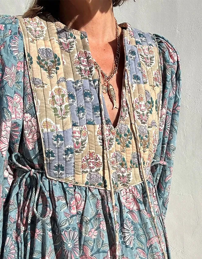 Women Maison M Floral Print Dress Blue Monsoon Dresses